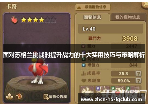 面对苏格兰挑战时提升战力的十大实用技巧与策略解析 面对苏格兰挑战时提升战力的十大实用技巧与策略解析